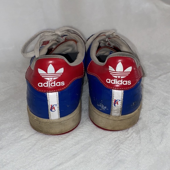 NBA Los Angeles LA Clippers Adidas Superstar Basketball Shoes. Men’s size 10.5 - Picture 5 of 10
